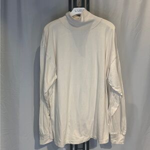 Cream Long Sleeve Men's Tee